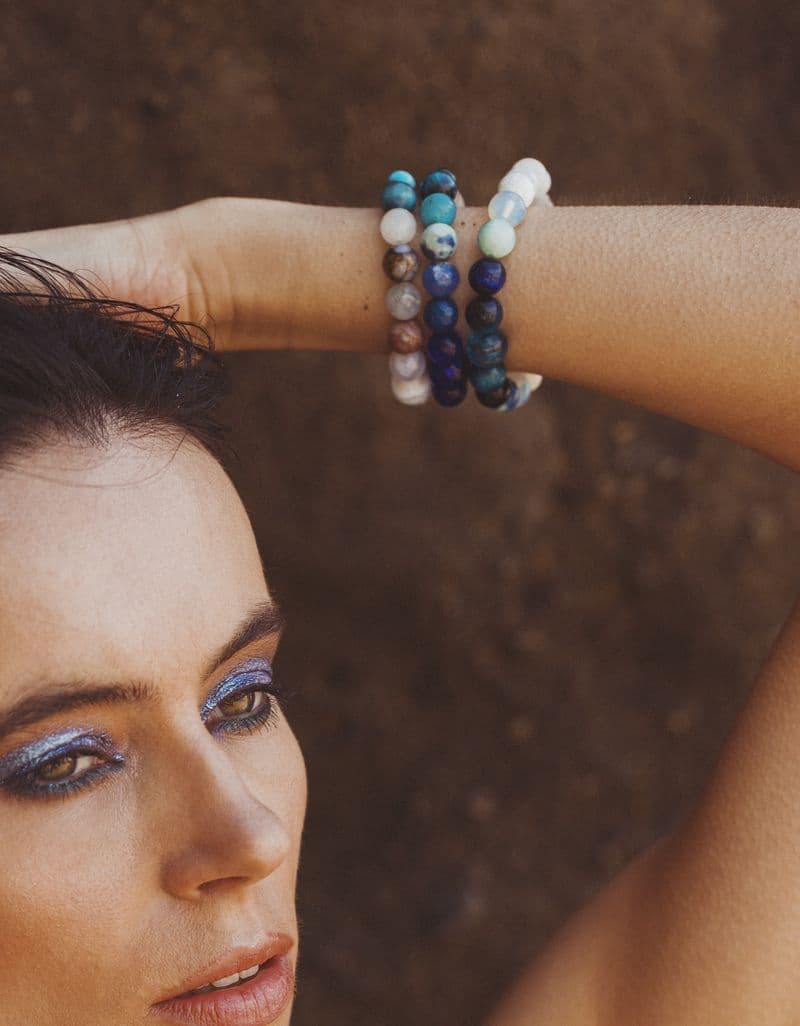 Stacked Ardor gemstone bracelets