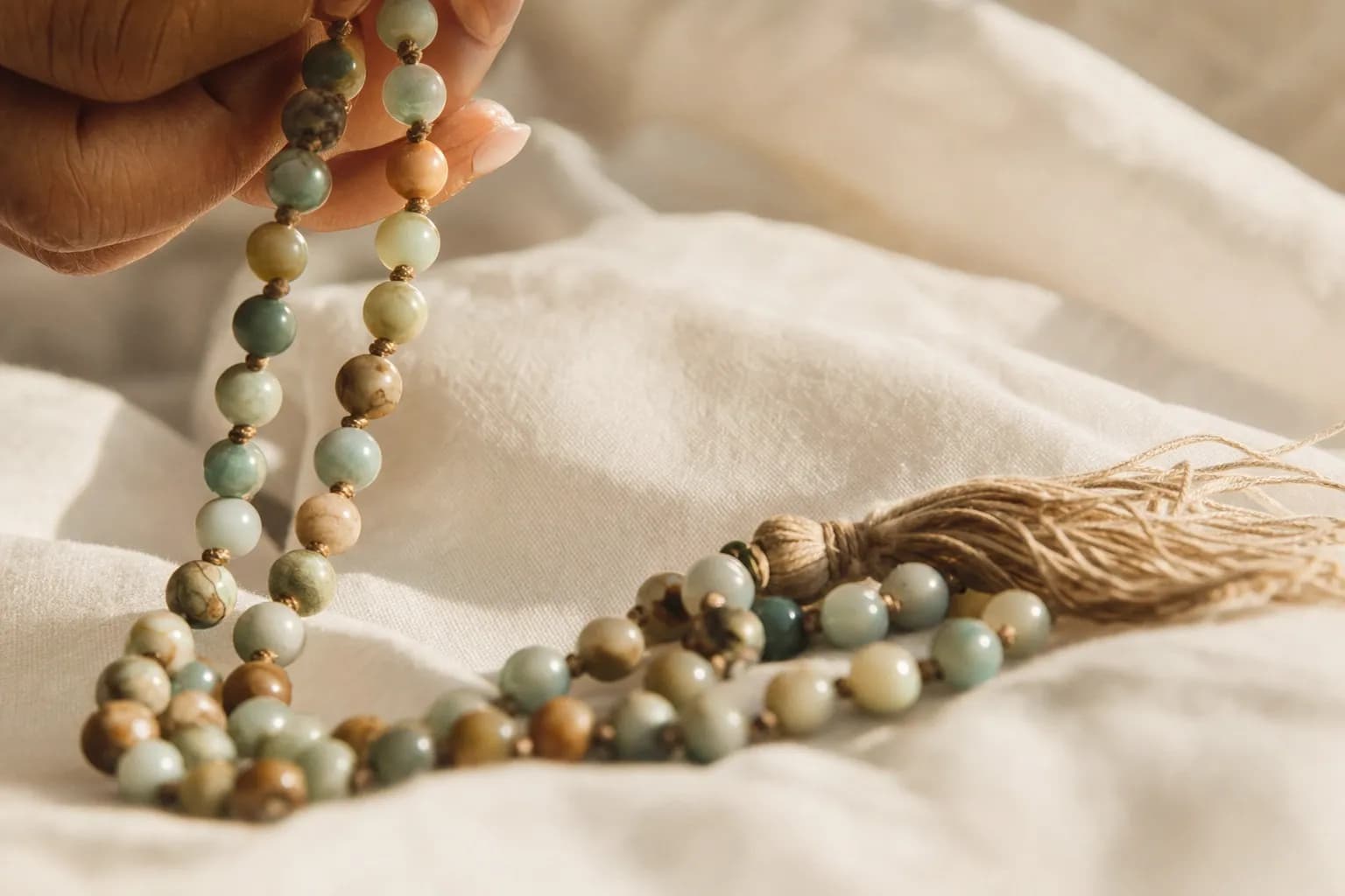 mala beads hero image — Best Mala Beads for Meditation: A Practitioner's Guide to Choosing Yours