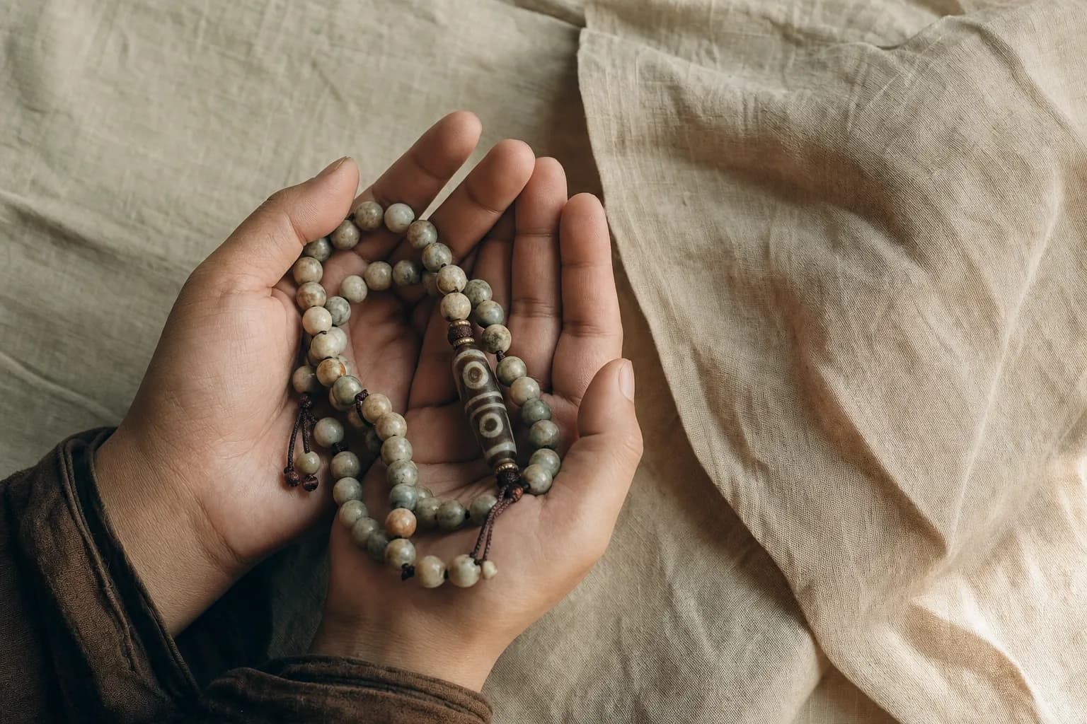 dzi beads hero image — Dzi Beads: What the Patterns Mean and Why They Still Matter